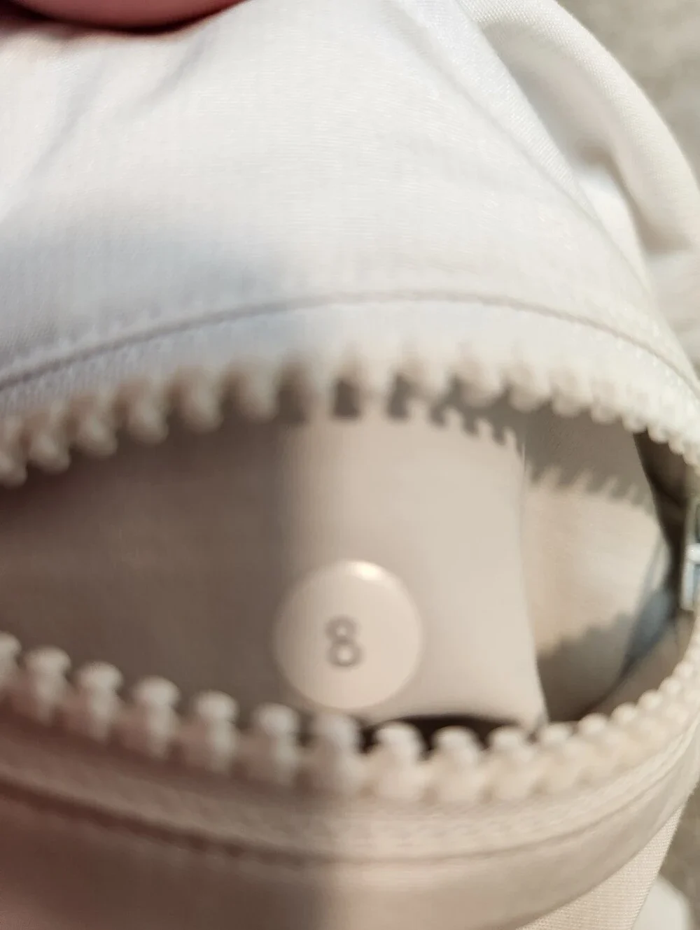 Lululemon White Seek The Peak Jacket Size 8 - Picture 10 of 12
